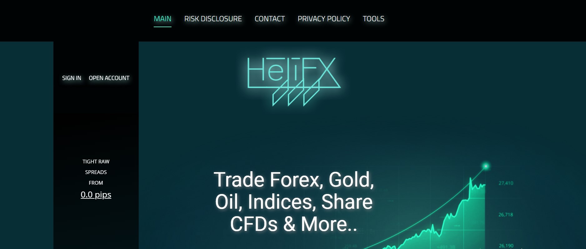 HeliFX website