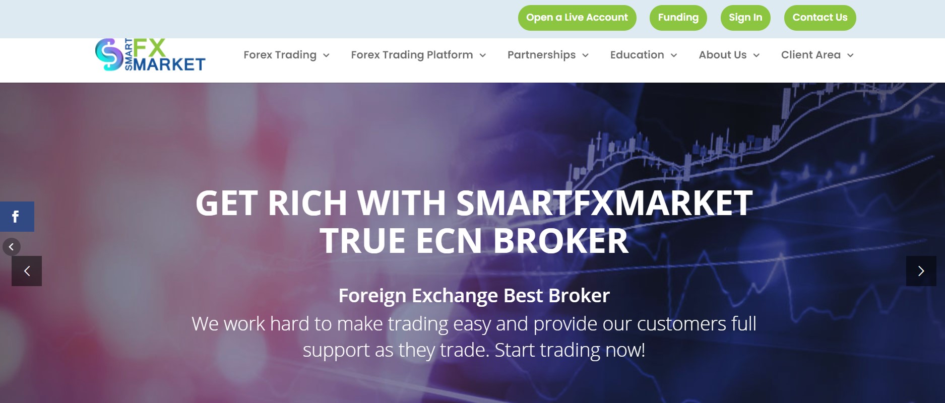 SmartFX Market website