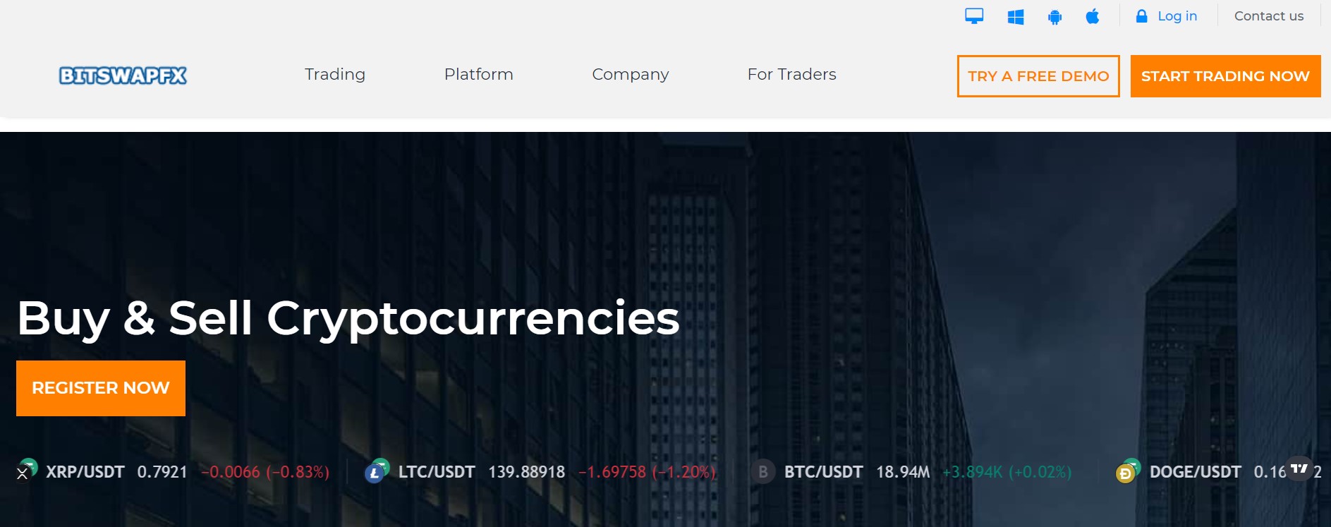 Bitswapfx website
